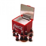 (*) Dollhouse Cooler Box With Bottles- Choice of Style -