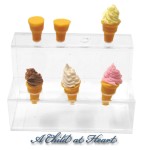 (*) Dollhouse Ice Cream Cone Stand- Choice of Style -