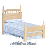 Dollhouse Single Bed, Oak
