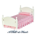 Dollhouse White Single Bed