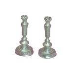 (*) Dollhouse 2 pc Candlesticks- Choice of Size &amp; Finish -