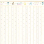 3 Shts of Dollhouse Hearts Wallpaper- Choice of Color -