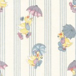 3 Shts Dollhouse Duck Wallpaper(s)- Choice of Color &amp; Style -