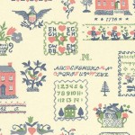 3 Shts - Dollhouse Sampler Wallpaper- Choice of Color &amp; Style -