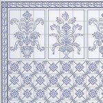 3 Shts - Dollhouse Leslie Blue Kitchen Paper