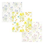 3 Shts - Dollhouse Iris Wallpaper- Choice of Color &amp; Style -