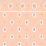 3 Shts - Dollhouse Cameo Paper- Choice of Color -