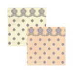 3 Shts - Dollhouse Petite Heart Paper- Choice of Color -