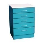 Dollhouse 5 Drawer Dentist or Medical Cabinet- Choice of Color -
