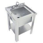 Dollhouse Silver Sink - Single