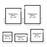 Roadside Refreshment Stand(s)- Choice of Size -