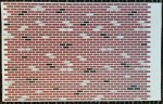 (* Sale) Dollhouse Red or Used Brick Pvc Brick Panel(s)