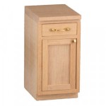Dollhouse Shaker Lower 1&amp;frac12;&amp;quot; Cabinet