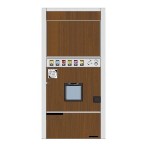 (*) Dollhouse Vending Machine #1 - Orange 1- Choice of Style -