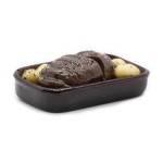 Dollhouse Roasting Pan with Roast Beef &amp; Potatoes