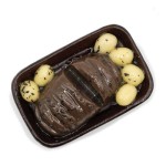 Dollhouse Roasting Pan with Roast Beef &amp; Potatoes