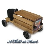 Dollhouse Wooden Child's Car