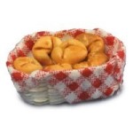 Dollhouse Croissants in a Basket