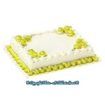 Dollhouse Yellow Sheet Cake