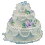 (*) Dollhouse Wedding Cake (Assorted)