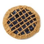 (*) Dollhouse Blueberry Pie