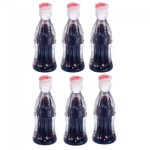 (*) 6 Dollhouse Cola Bottles