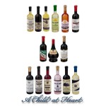 Dollhouse Wine Bottle- Choice of Styles -