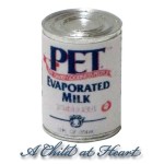 (*) Dollhouse Evaporated Milk Can