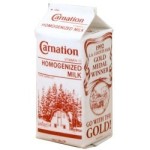 (*) Dollhouse Carnation Milk Carton