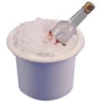 Dollhouse Vodka in Filled Ice Bucket