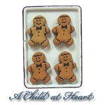 Dollhouse Gingerbread Men/Flow Cookie Sheet