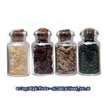 (*) Dollhouse 4 pc Spice Seed Jars