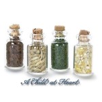(*) Dollhouse 4 pc Spice Seed Jars