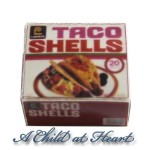 (*) Dollhouse Boxed Taco Shells