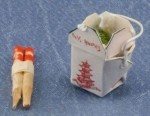 Filled Dollhouse Chinese Food Box