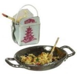 Dollhouse Filled Wok w/Togo Box