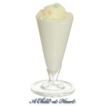 2 pc. dollhouse Vanilla Milk Shake