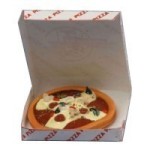 (*) Dollhouse Filled Pizza Togo Box