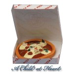 (*) Dollhouse Filled Pizza Togo Box