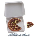 (*) Dollhouse Filled Pizza Togo Box