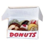 Dollhouse Filled Box with Doughnuts