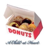 Dollhouse Filled Box with Doughnuts