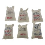 (*) 6 pc Dollhouse 50 lb. Food Sacks