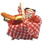 Small Dollhouse Filled Picnic Basket