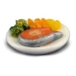 Dollhouse Individual Salmon Steak Dinner