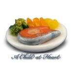 Dollhouse Individual Salmon Steak Dinner