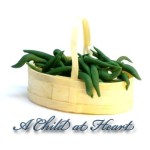 Dollhouse Basket of String Beans