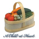 Dollhouse Filled Produce Basket