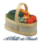 Dollhouse Filled Produce Basket
