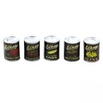 (*) Dollhouse Vintage Elway Food Can Set